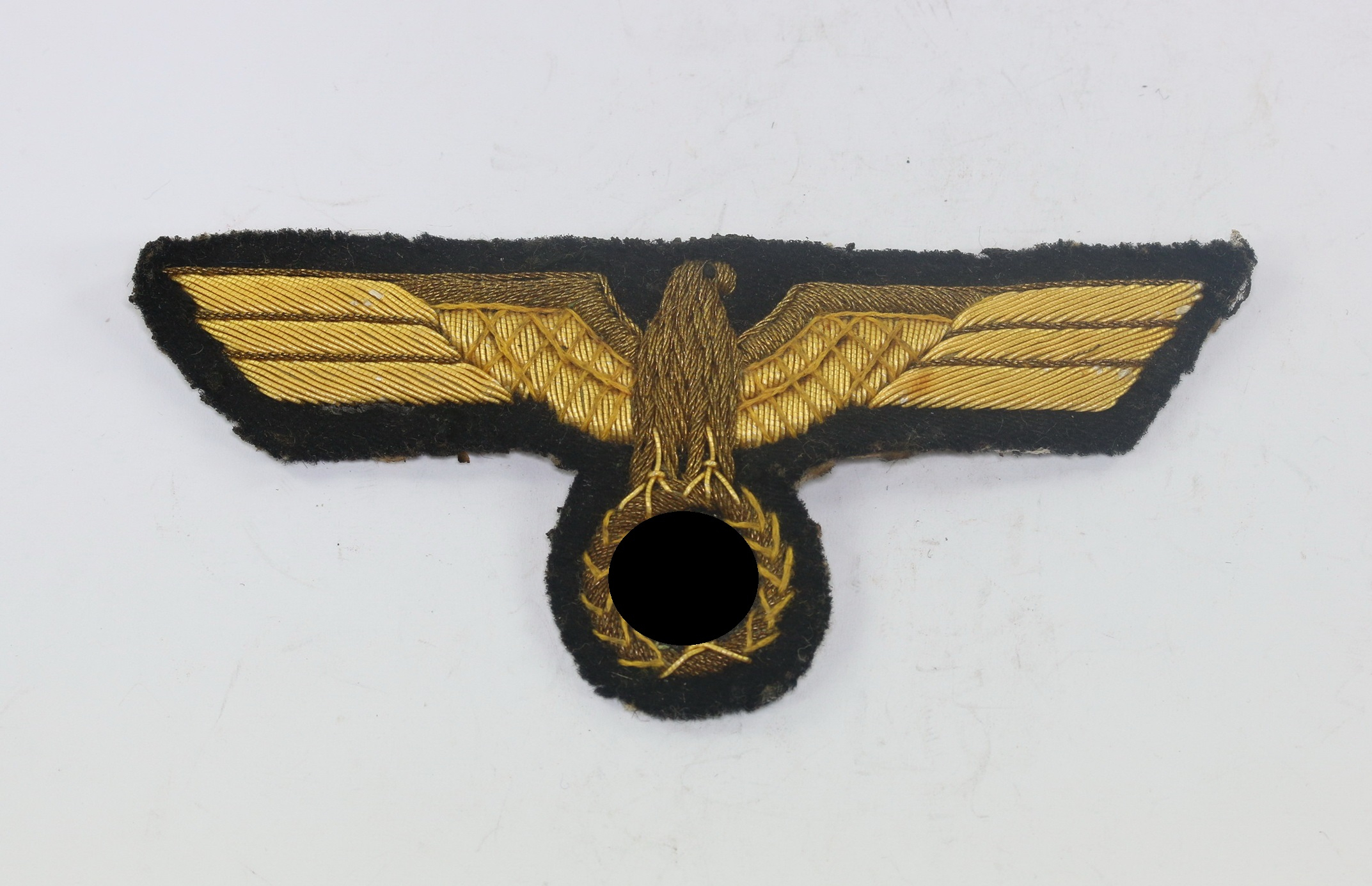 Kriegsmarine, Brustadler für Offiziere, Cellon und Metallfaden (bicolor) – Bild 1