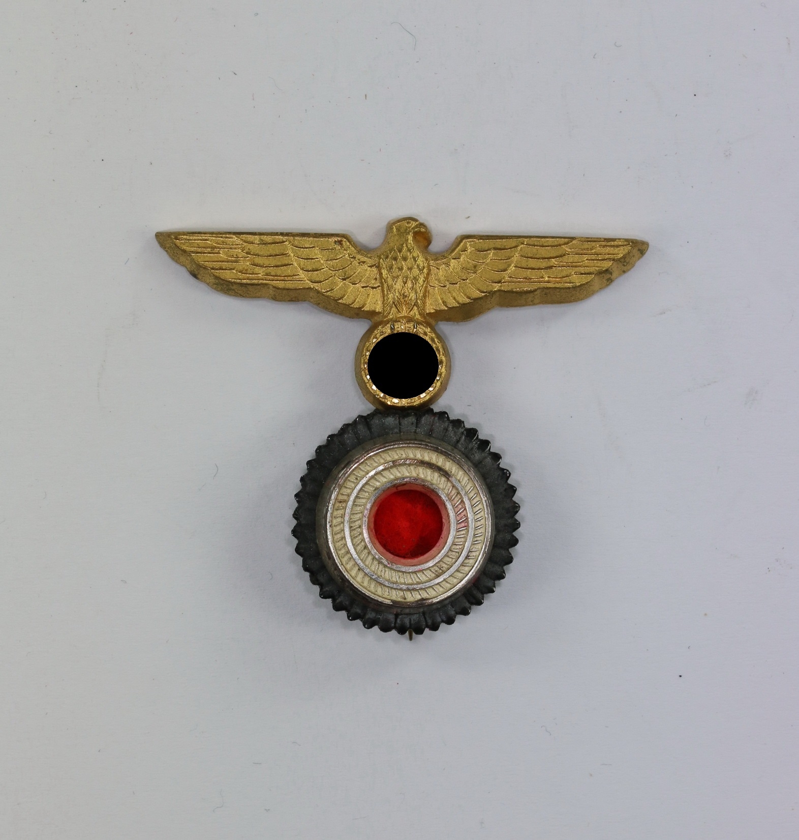 Kriegsmarine, Mützenadler mit Korkade für die Tellermütze  – Bild 1
