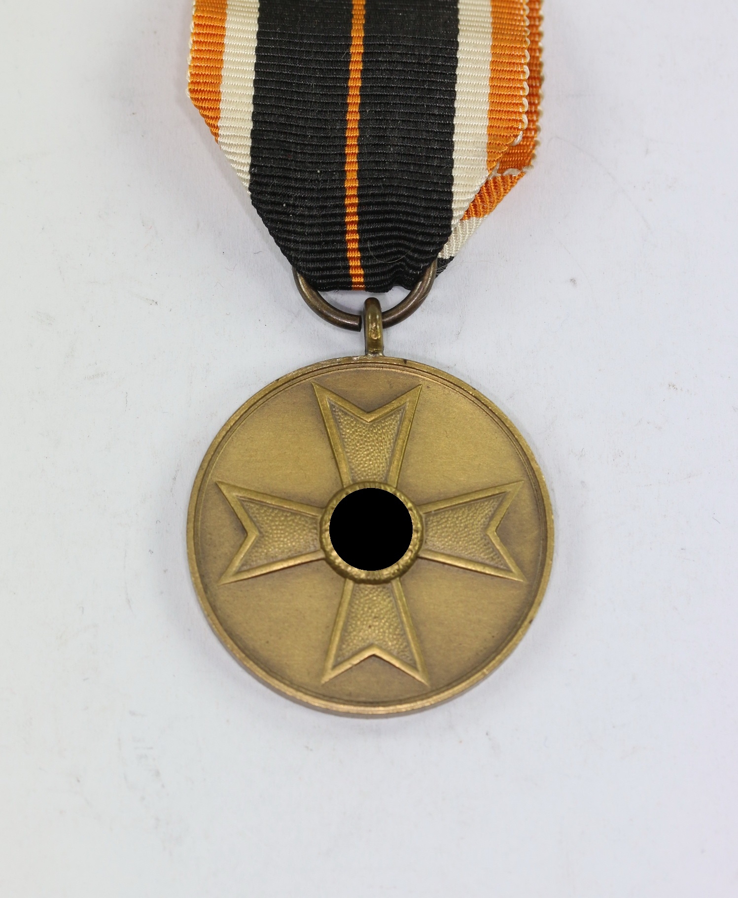 kriegsverdienstmedaille_f_r_kriegsverdienste_1939_oranges_band_1__1 Kriegsverdienstmedaille, Für Kriegsverdienste 1939, oranges Band (!) – Bild 1