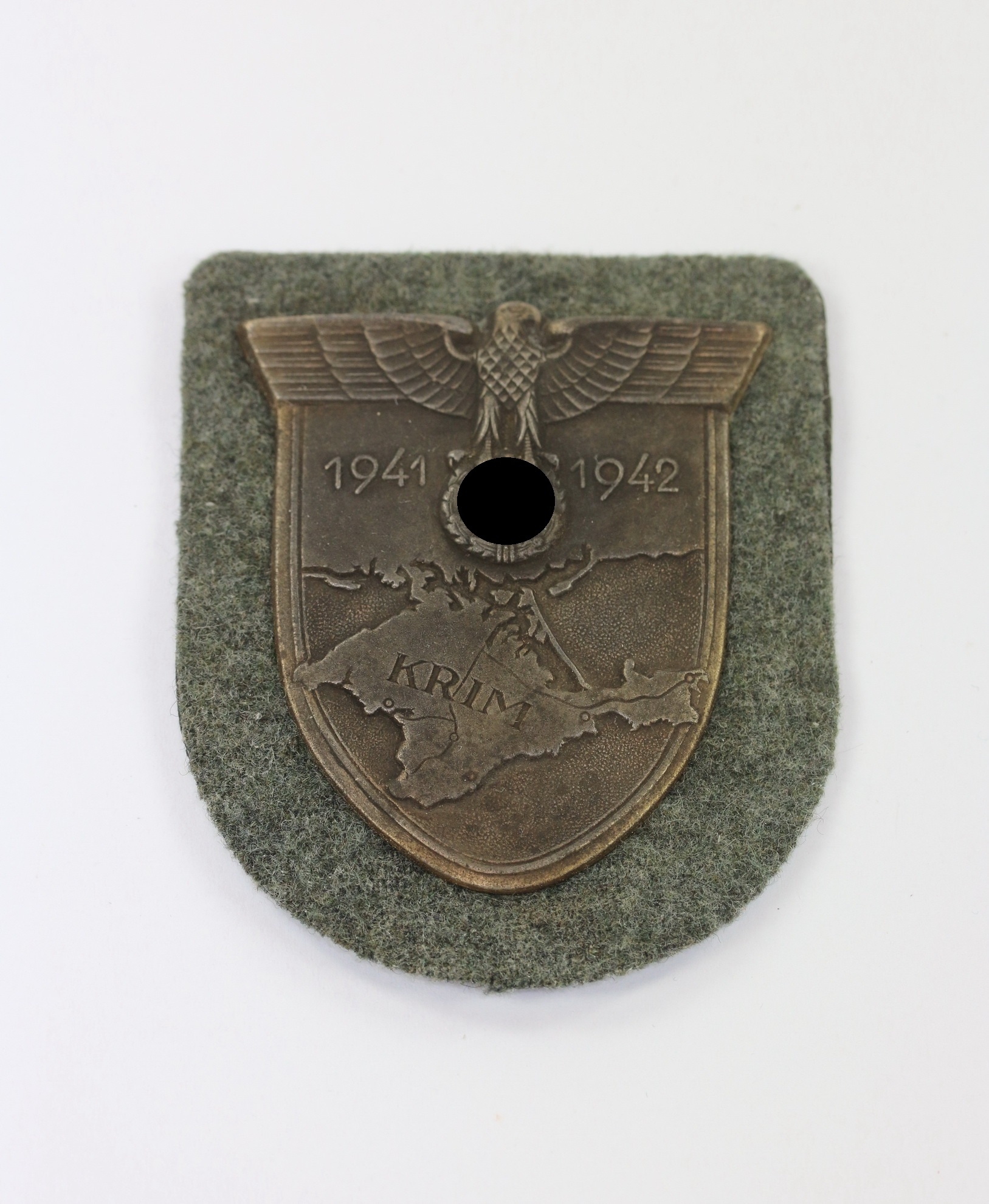  Krimschild auf Heeresstoff, Wilhelm Deumer, Typ 1 – Bild 1