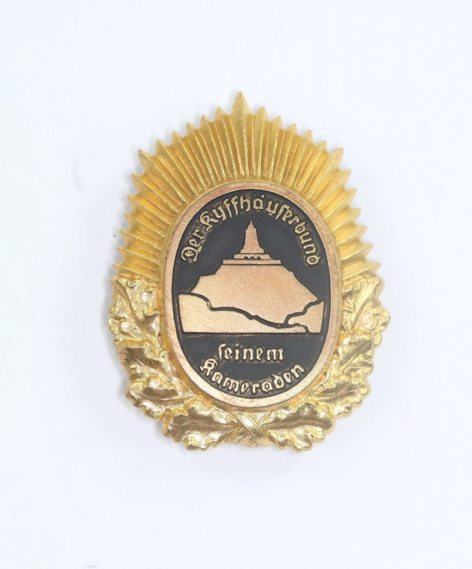 kyffh_userbund_ehrenzeichen_1 Kyffhäuserbund Ehrenzeichen 1. Klasse 1. Modell (1934-1935) - Der Kyffhäuserbund seinem Kammeraden – Bild 1