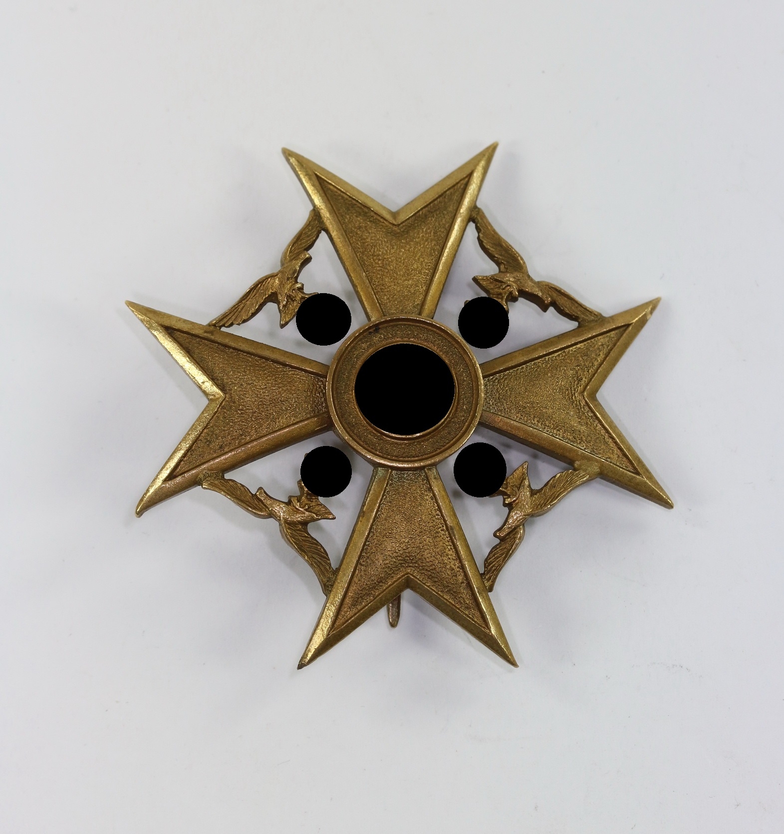 Spanienkreuz in Bronze, Hst. Paul Meybauer (Wappen) – Bild 1