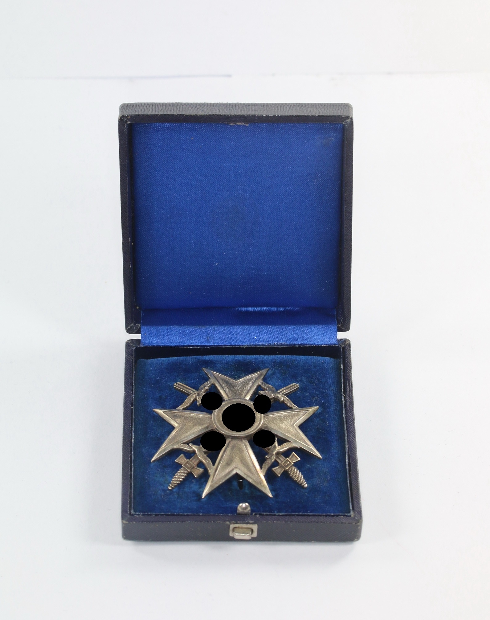 legion_condor_spanienkreuz_in_silber_mit_schwertern_835_wilhelm_deumer_im_etui_1__1 Legion Condor, Spanienkreuz in Silber mit Schwertern, 835,Wilhelm Deumer, im Etui – Bild 1
