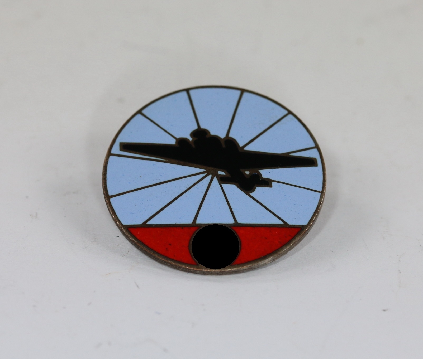 luftwaffe_abzeichen_flugmeldedienst_2 Luftwaffe, Abzeichen Flugmeldedienst 2. Form, Hst. E.S. – Bild 1