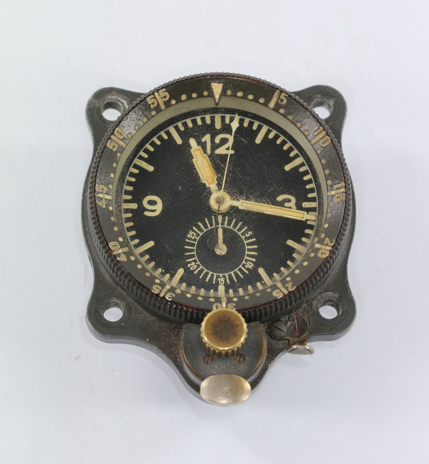 luftwaffe_blindfluguhr_junghans_bouk_i_mit_chronograph_version_iv_1_ Luftwaffe, Blindfluguhr Junghans BO-Uk I mit Chronograph (Version IV) – Bild 1