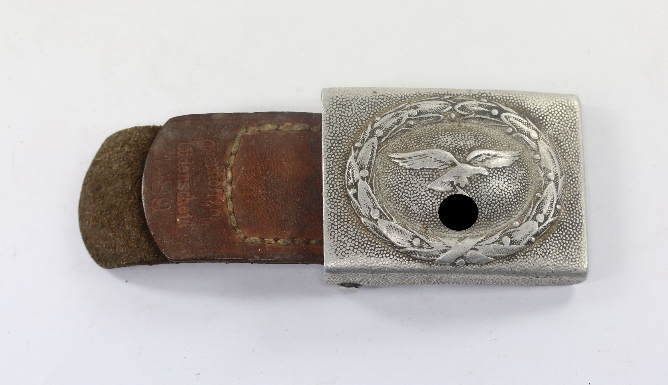 luftwaffe_koppelschloss_f_r_mannschaften_hst Luftwaffe, Koppelschloss für Mannschaften, Hst. OLC (Overhoff & Cie, Lüdenscheid) – Bild 1