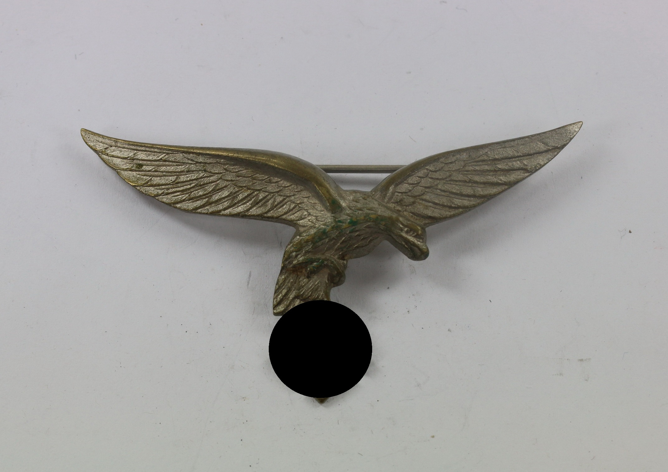 luftwaffe_schwerer_neusilber_brustadler_f_r_offiziere_1 Luftwaffe, schwerer Neusilber Brustadler für Offiziere, 1. Modell (!) – Bild 1