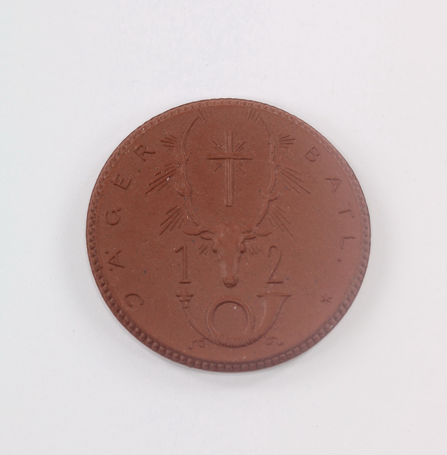 Manufaktur Meißen, Plakette "Jäger Batl. 12 - Unseren Gefallenen Helden" – Bild 1