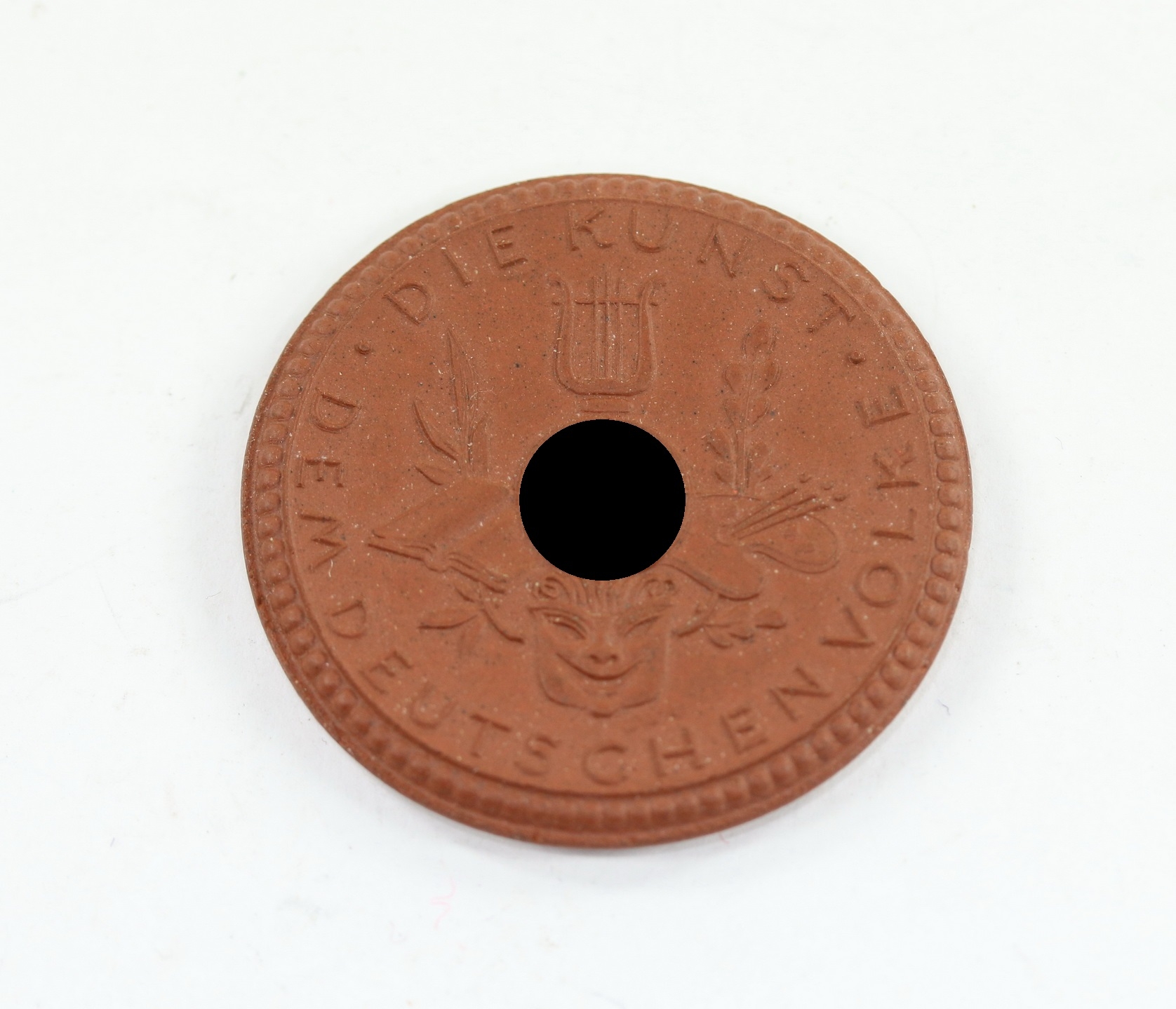 Manufaktur Meißen, Plakette "Meissen 1933 - Die Kunst dem deutschen Volk" – Bild 1