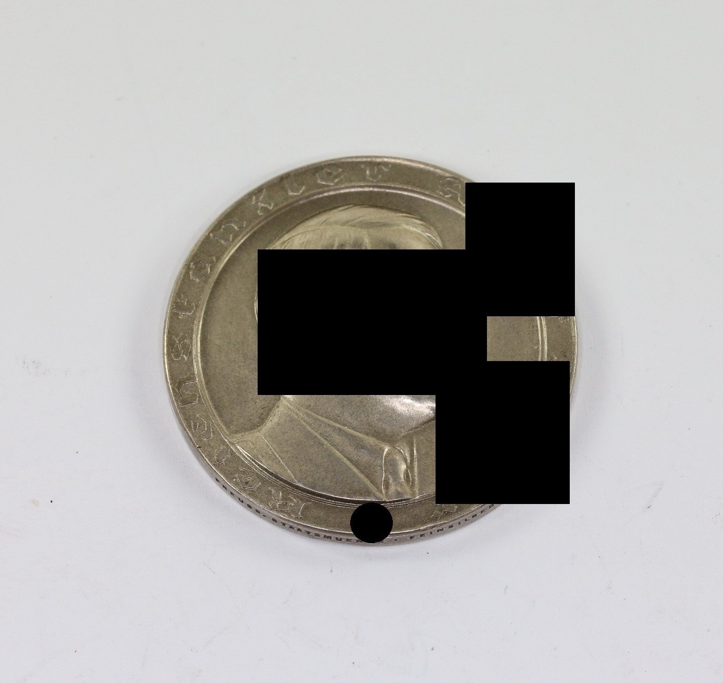 Medaille (Silber),  Auf die Machtergreifung Reichskanzler Adolf Hitler - Ein Volk ein Reich ein Führer – Bild 1