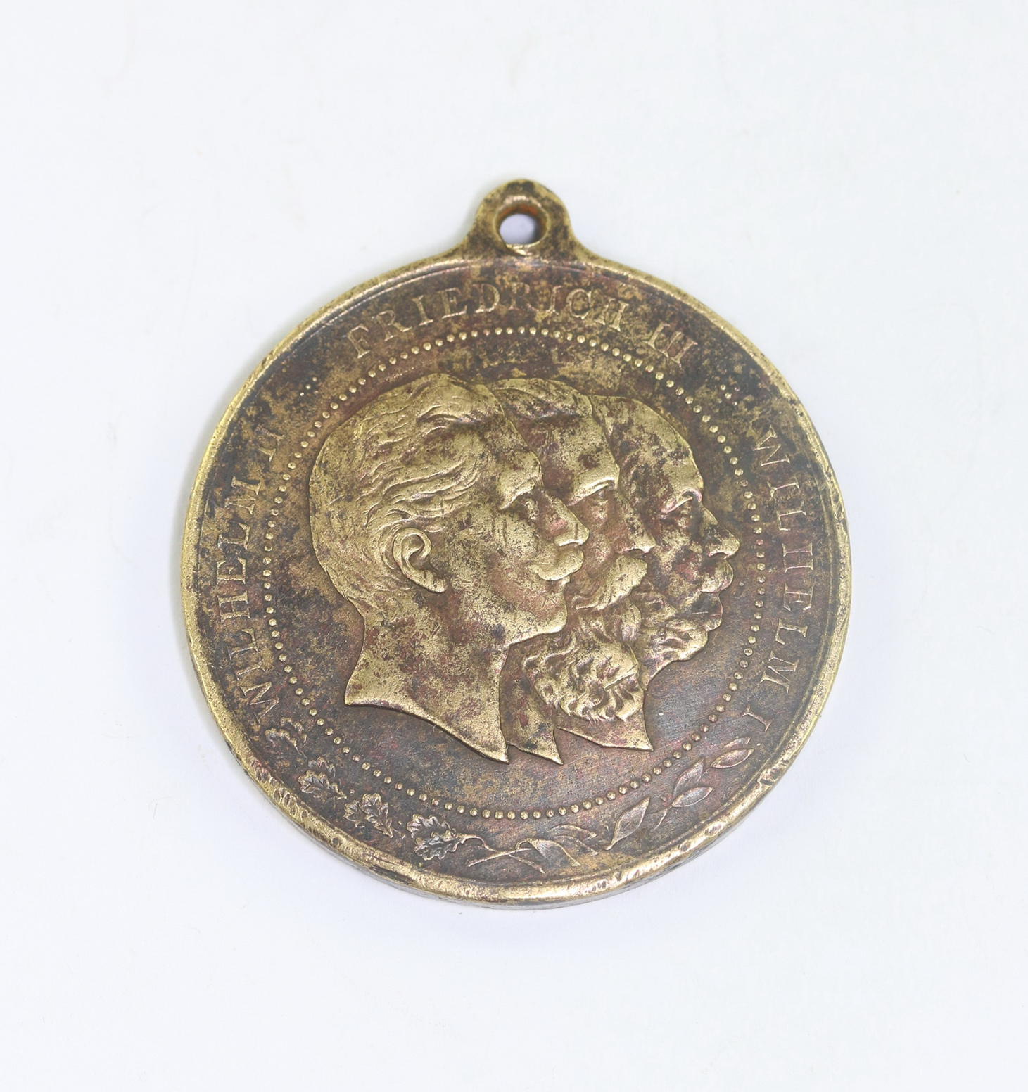 Medaille, Zur Erinnerung an das Drei Kaiserjahr 1888 8bronze) – Bild 1