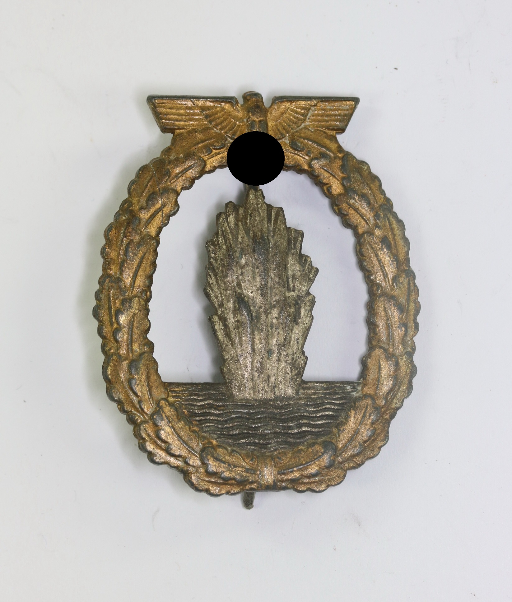 minensucher_abzeichen_hst Minensucher Abzeichen, Hst. Schwerin Berlin (Zink) – Bild 1