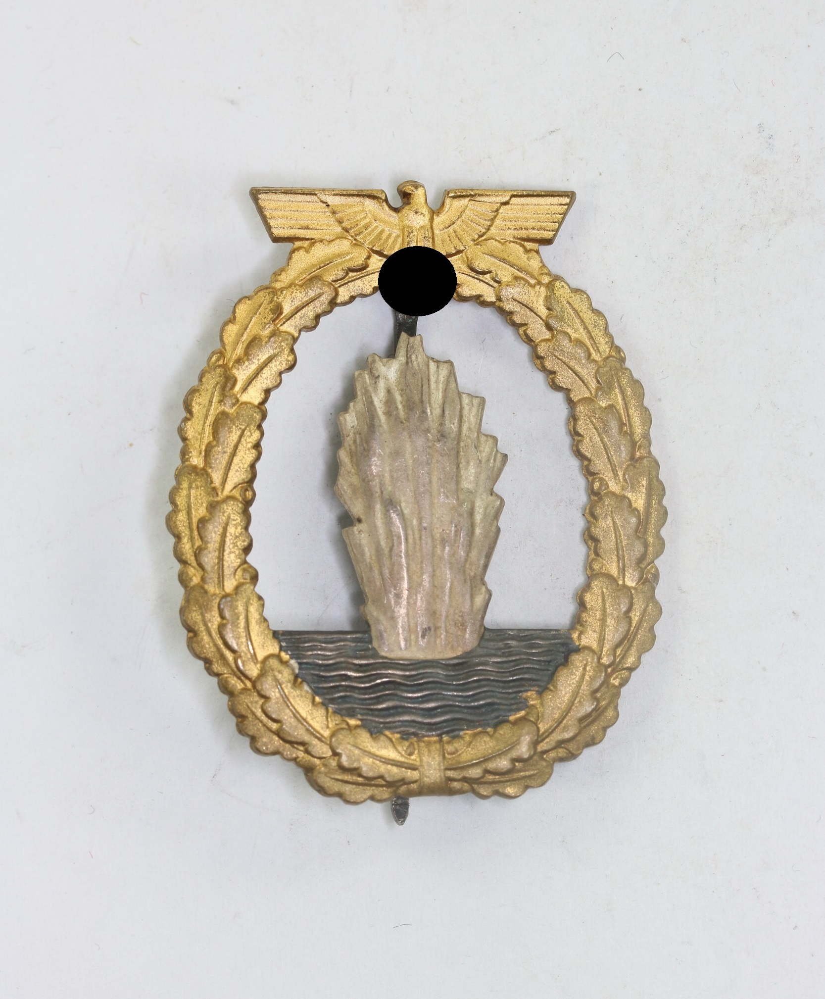 minensucher_hst Minensucher, Hst. Schwerin Berlin (Buntmetall) – Bild 1