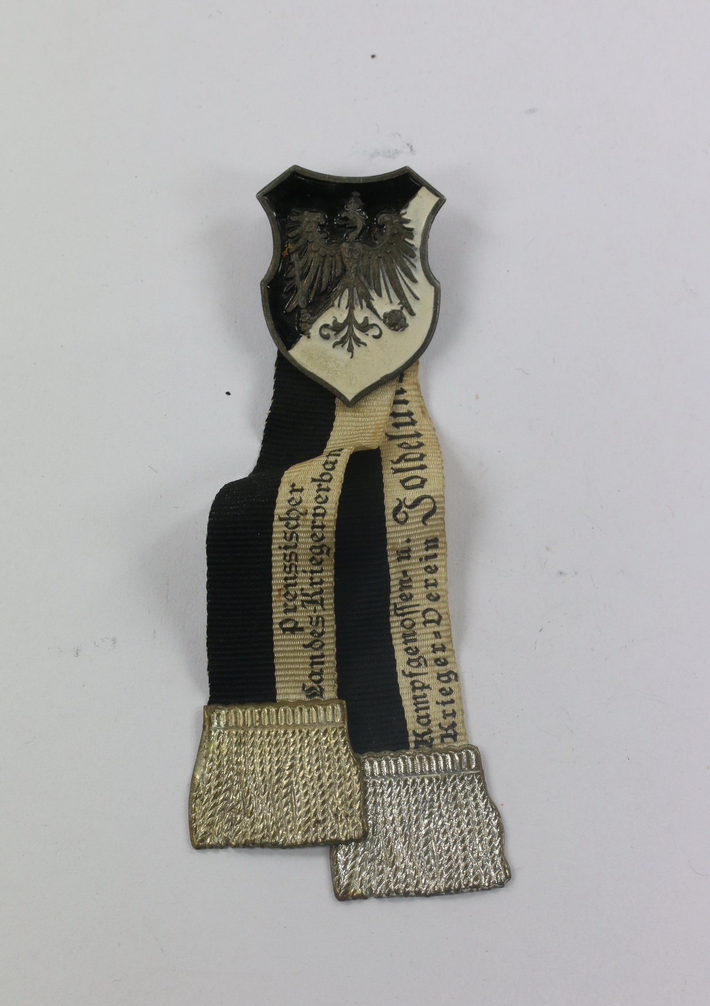 Mitgliedsabzeichen Preussischer Landes- Kriegerverband - Kampfgenossen- u. Kriegerverein Joldelund (Nordfriesland in Schleswig-Holstein) – Bild 1