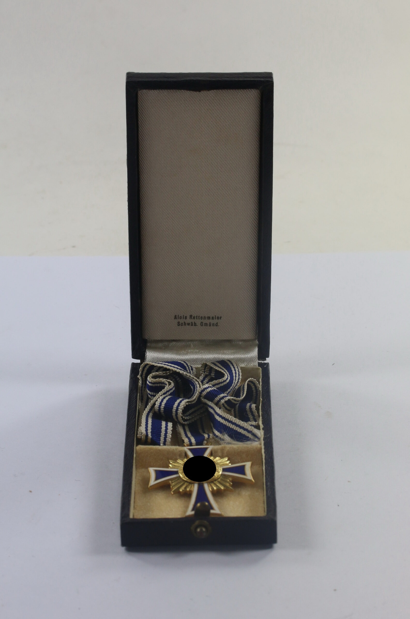 Mutterkreuz in Gold, im Etui Alois Rettenmaier Schwäb. Gmünd – Bild 1