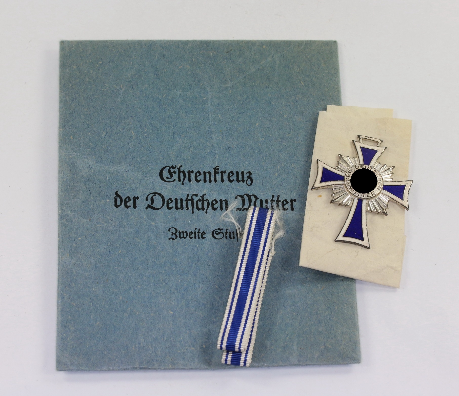 Mutterkreuz in Silber, in Verleihunsgtüte, Hammer & Söhne – Bild 1