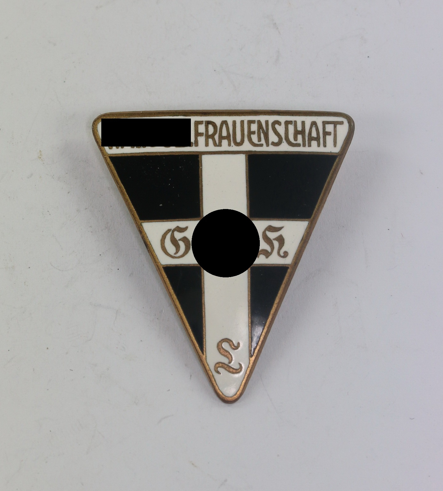  Nationalsozialistische Frauenschaft (NSF) Mitgliedsabzeichen (groß), Hst. RZM 92 (Karl Wild, Hamburg) – Bild 1