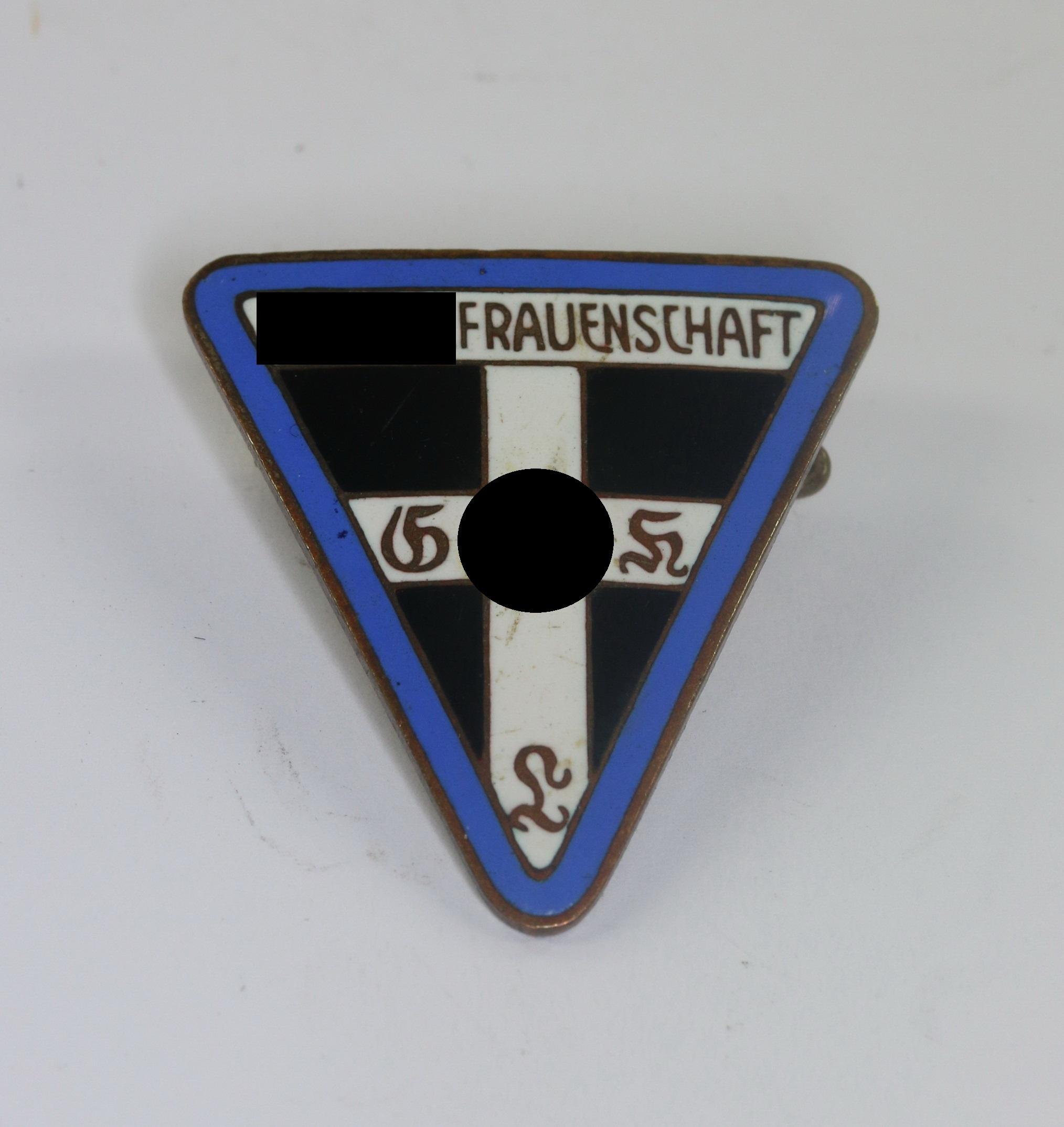 nationalsozialistische_frauenschaft_nsf_ortsgruppemitarbeiterin_im_stab_blauer_rand_hst Nationalsozialistische Frauenschaft (NSF), Ortsgruppe/Mitarbeiterin im Stab (blauer Rand), Hst. RZM M1/92 (Karl Wild, Hamburg) – Bild 1