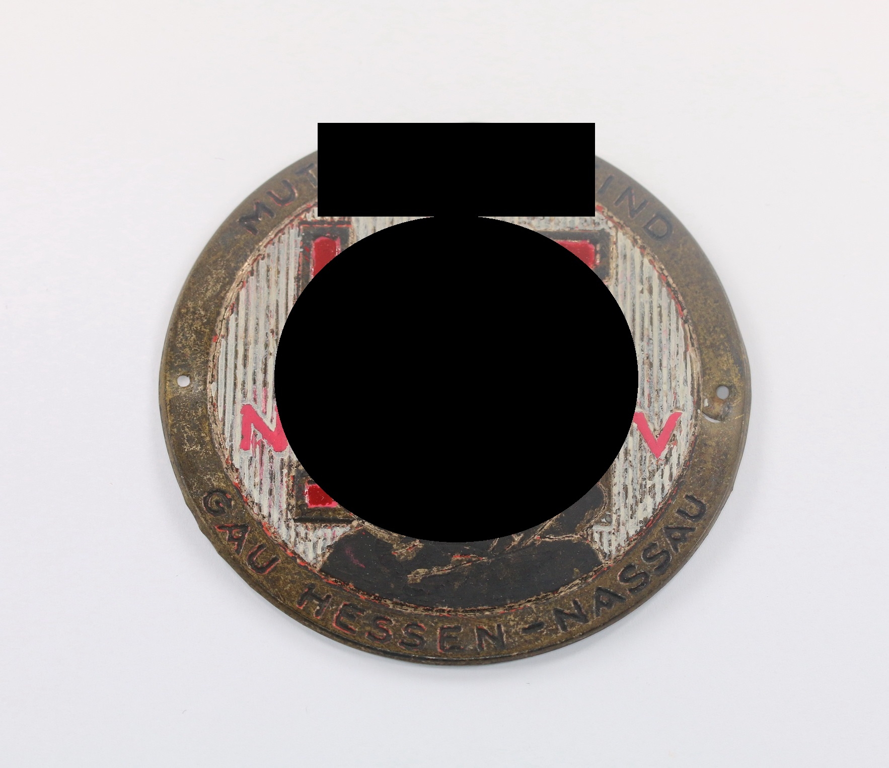 nationalsozialistische_volkswohlfahrt_nsv_plakette_mutter_und_kind_gaus_hessennassau_1__1 Nationalsozialistische Volkswohlfahrt (NSV), Plakette Mutter und Kind Gaus Hessen-Nassau – Bild 1