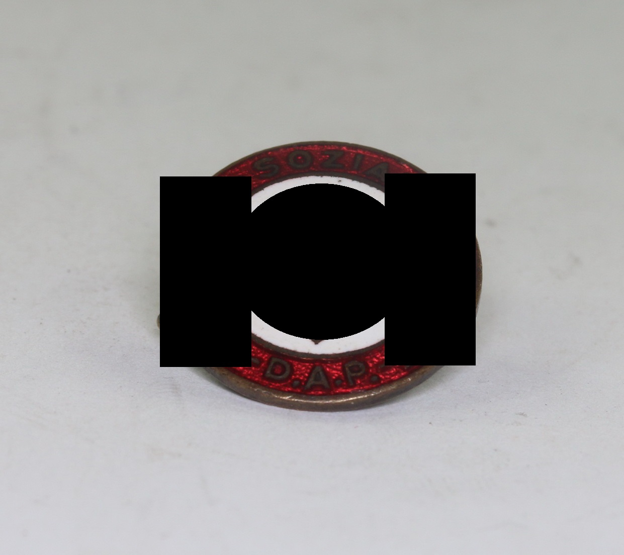 nsdap_parteiabzeichen_18_mm_variante_hst NSDAP Parteiabzeichen 18 mm Variante (!), Hst. Steinhauer & Lück Lüdenscheid und Ges. Gesch. – Bild 1