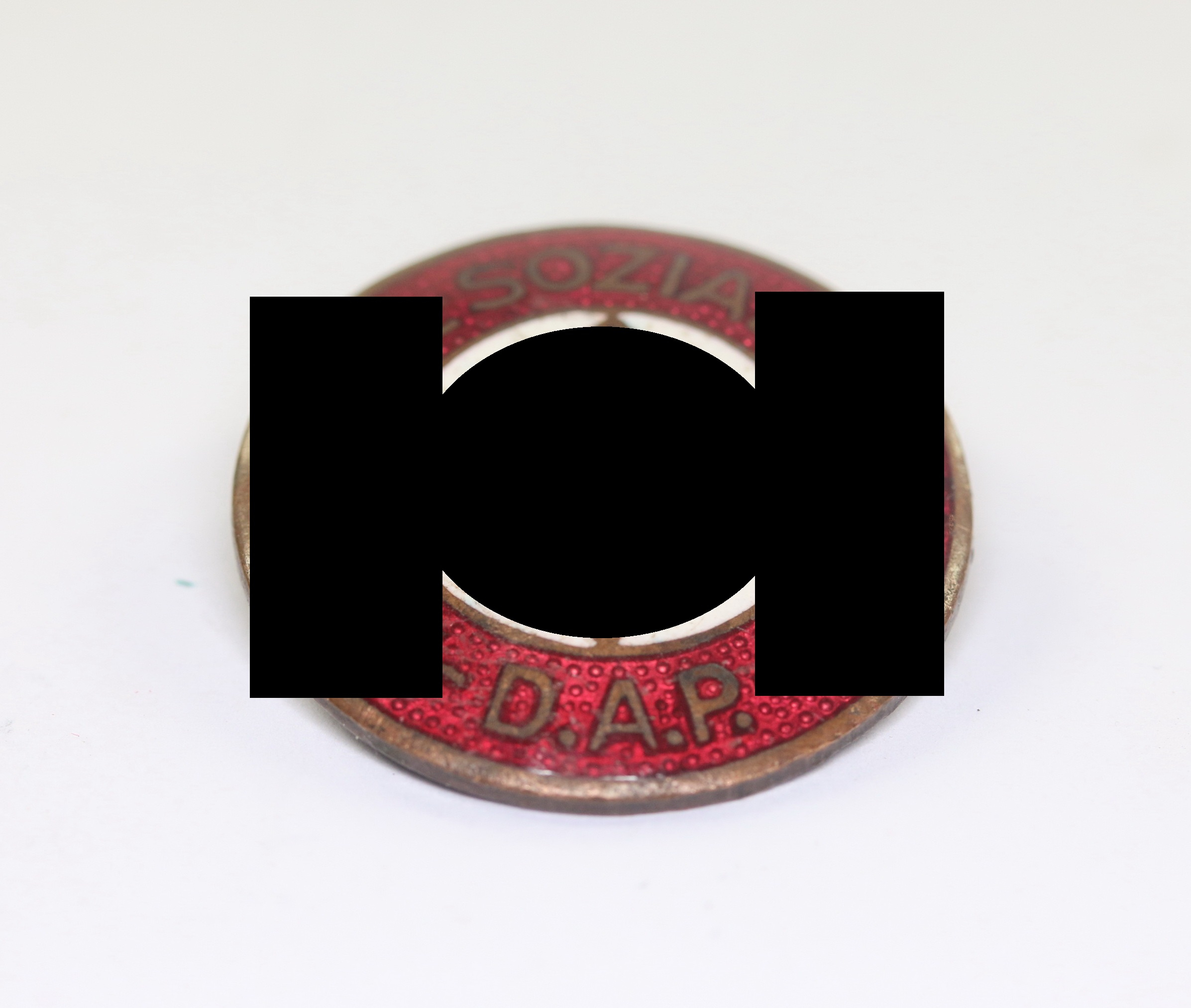 nsdap_parteiabzeichen_hst NSDAP Parteiabzeichen, Hst. RZM 75 (Otto Schickle, Pforzheim) – Bild 1