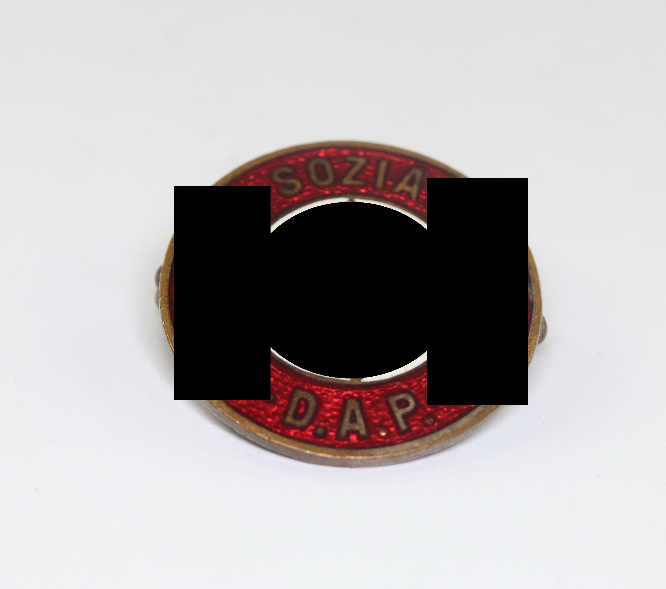 nsdap_parteiabzeichen_hst NSDAP Parteiabzeichen, Hst. RZM 90 und Ges. Gesch. – Bild 1