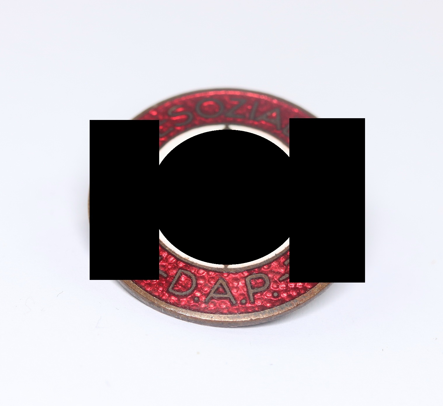 nsdap_parteiabzeichen_hst NSDAP Parteiabzeichen, Hst. RZM M1/120 (Wilhelm Deumer, Lüdenscheid) – Bild 1