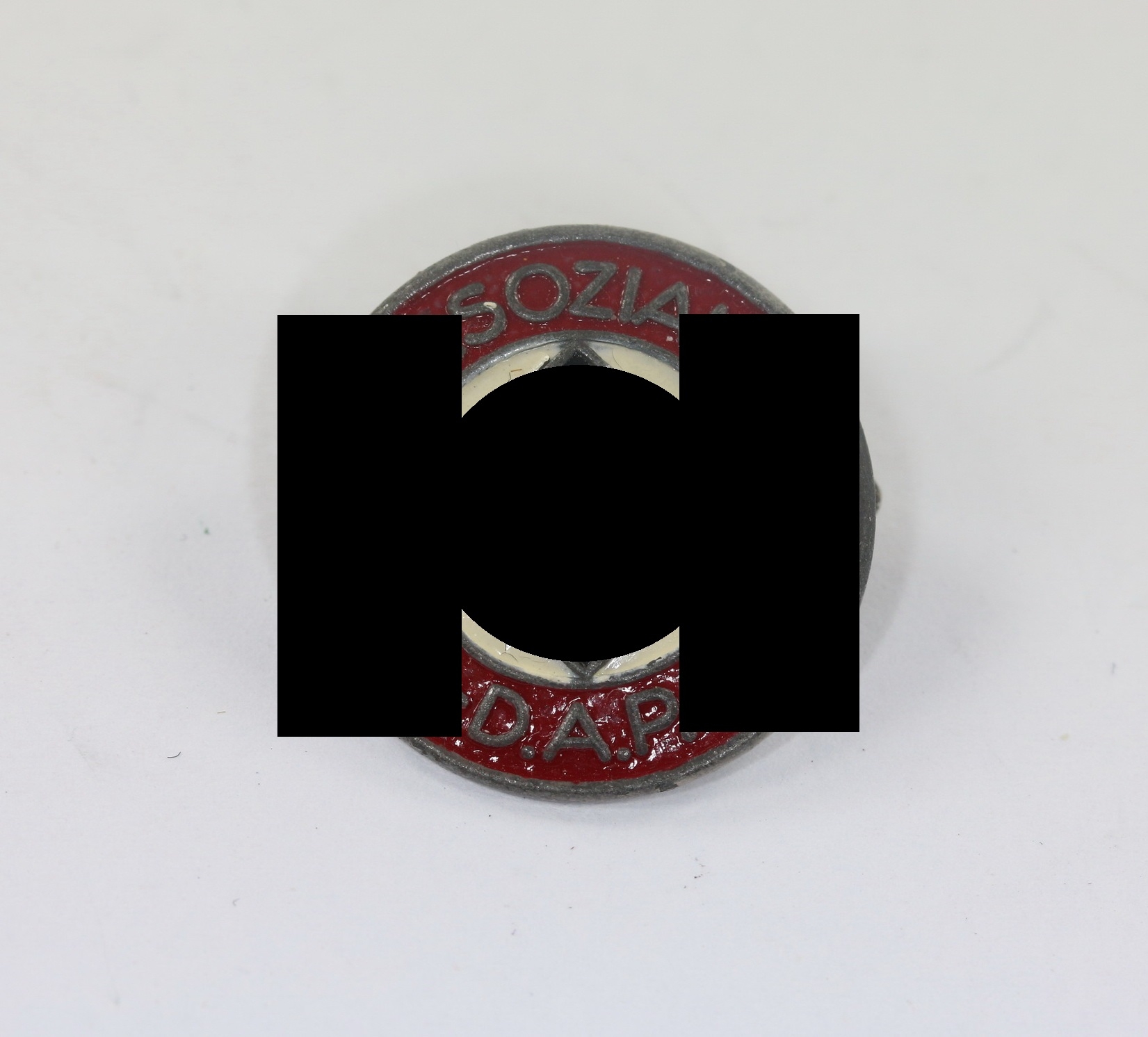 NSDAP Parteiabzeichen, Hst. RZM M1/128 (Eugen Schmidhaussler, Pforzheim) – Bild 1