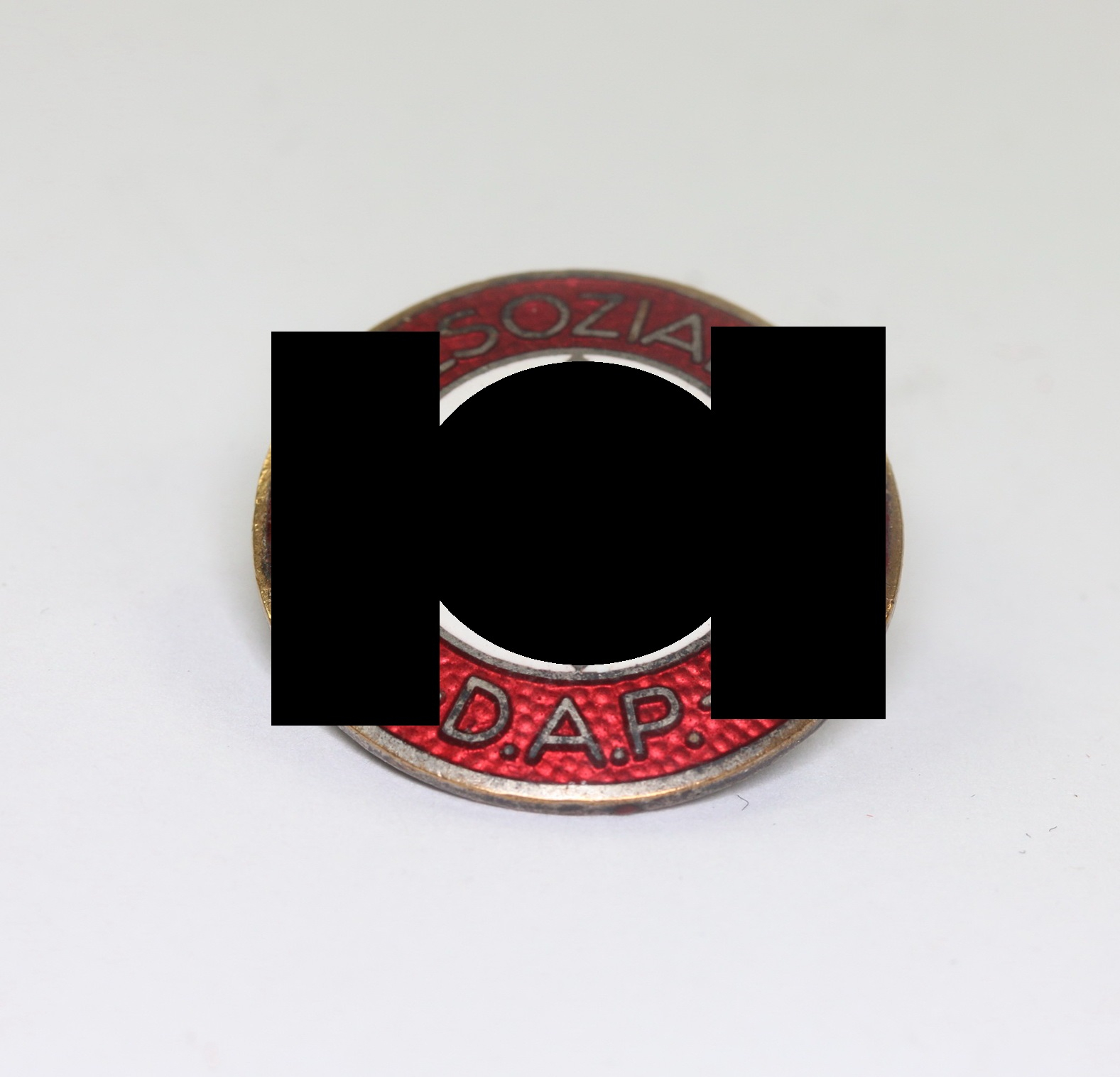 nsdap_parteiabzeichen_hst NSDAP Parteiabzeichen, Hst. RZM M1/63 (Steinhauer & Lück, Lüdenscheid) – Bild 1