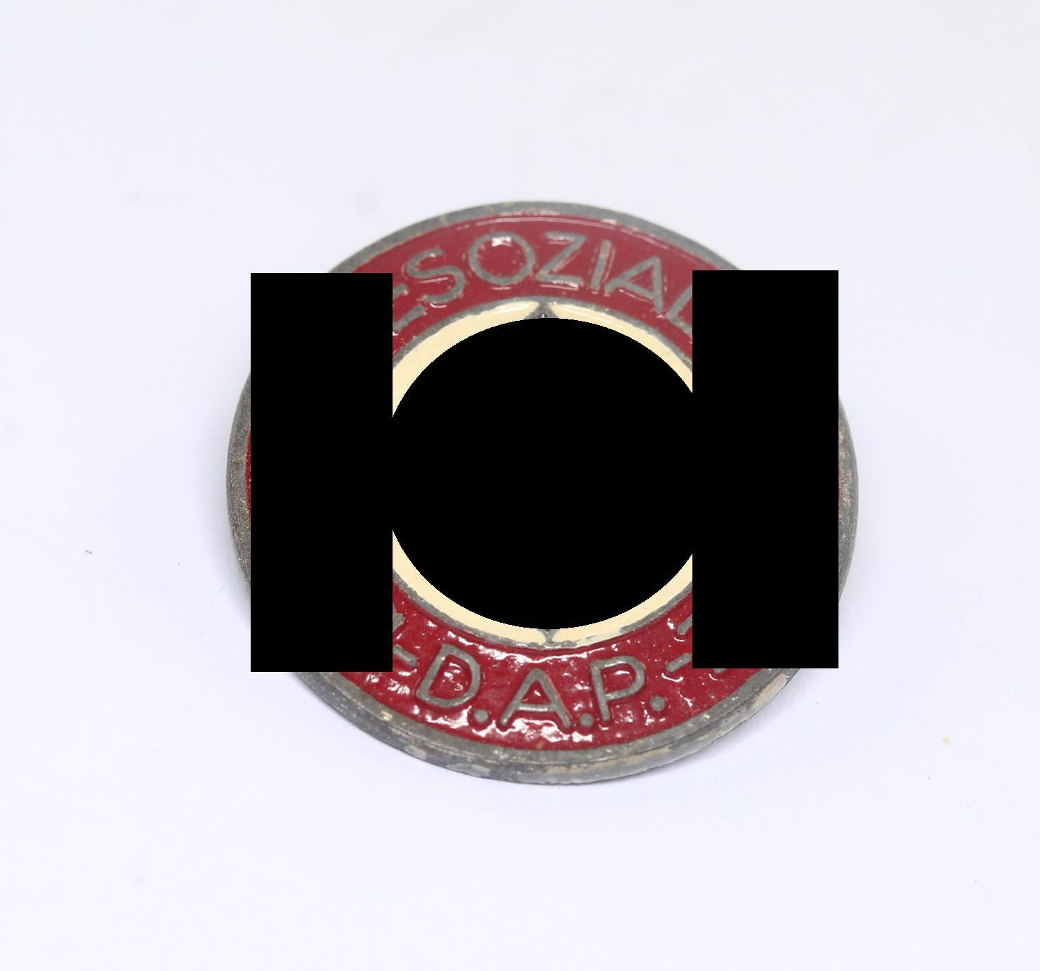 nsdap_parteiabzeichen_hst NSDAP Parteiabzeichen, Hst. RZM M1/34 (Karl Wurster, Markneukirchen) – Bild 1