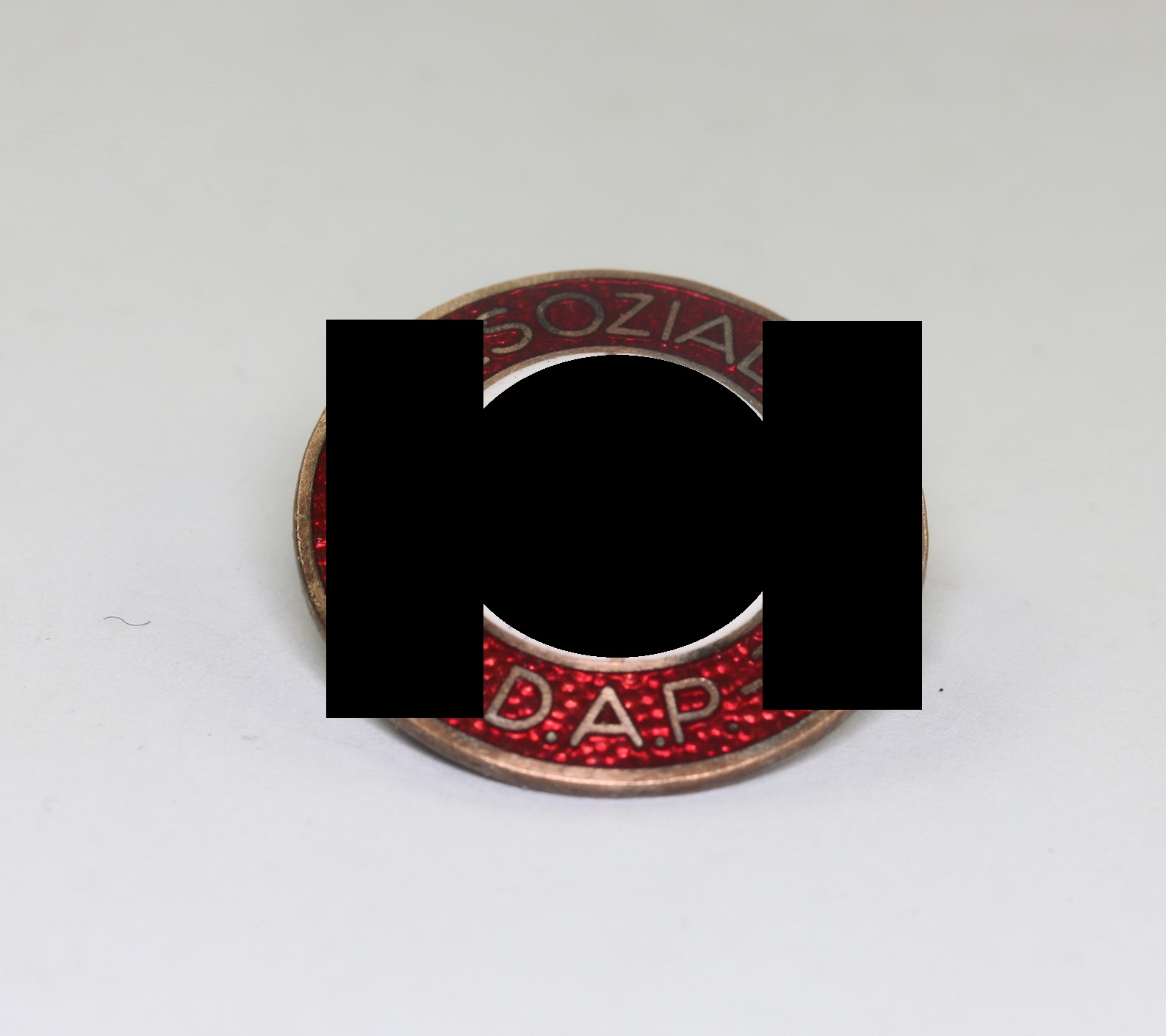 nsdap_parteiabzeichen_hst NSDAP Parteiabzeichen, Hst. RZM M1/6 (Karl Hensler, Pforzheim) – Bild 1