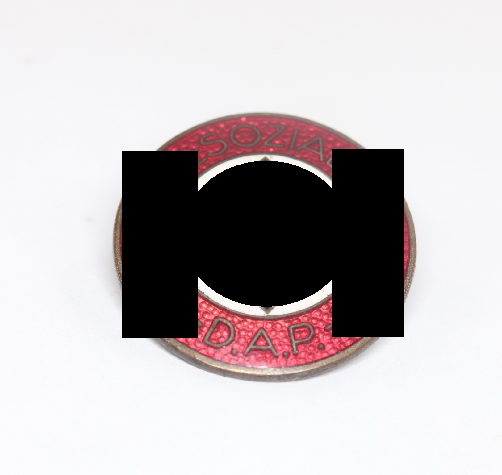 nsdap_parteiabzeichen_hst NSDAP Parteiabzeichen, Hst. RZM M1/72 (Fritz Zimmermann, Stuttgart) – Bild 1