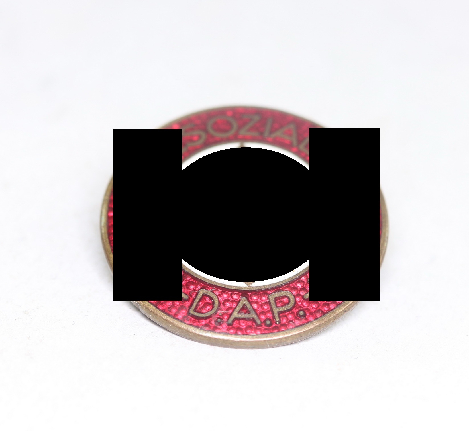 NSDAP Parteiabzeichen, Parteinummer (!), Hst. RZM M1/101 (Gustav Brehmer, Markneukirchen) – Bild 1