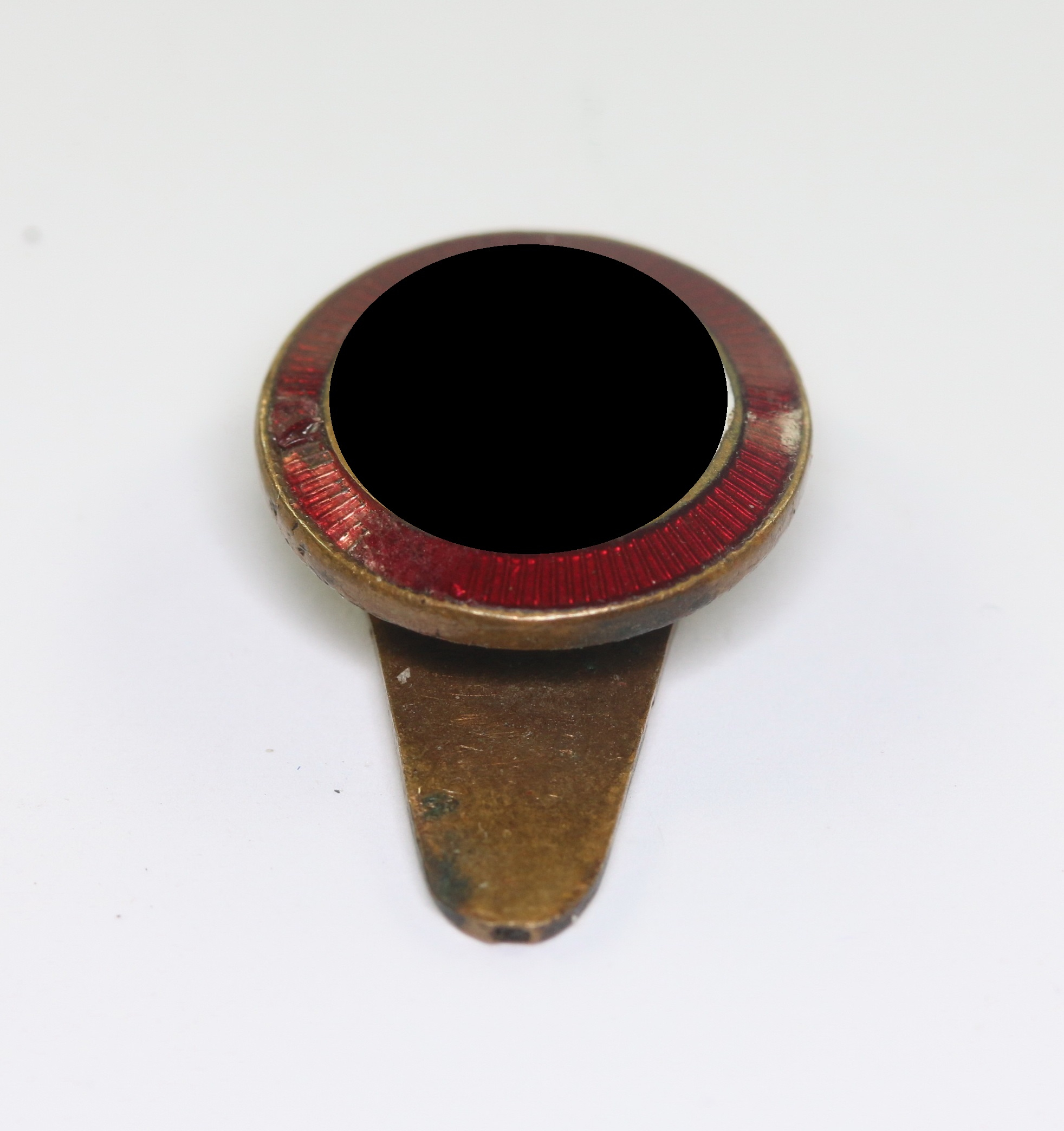 nsdap_patriotischer_manschettenknopf_mit_hakenkreuz_1__1 NSDAP patriotischer Manschettenknopf mit Hakenkreuz – Bild 1