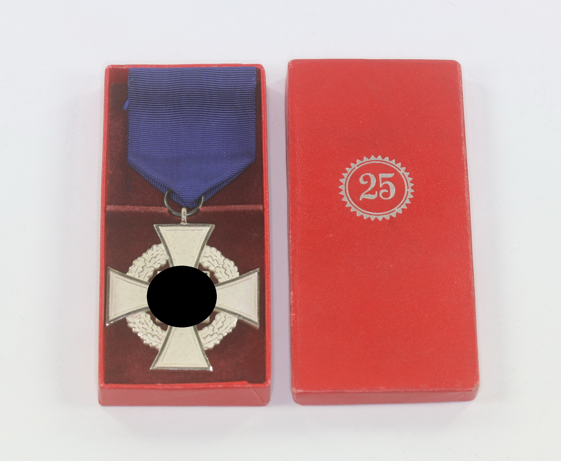  Treudienstehrenzeichen in Silber (25 Jahre), im Etui, R. Souval Wien VII. – Bild 1