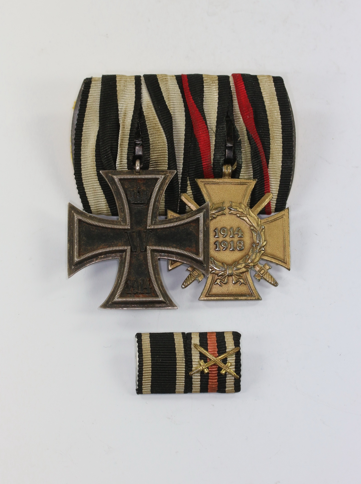 ordenschnalle_2x_mit_feldspange_1_ Ordenschnalle 2X, mit Feldspange – Bild 1