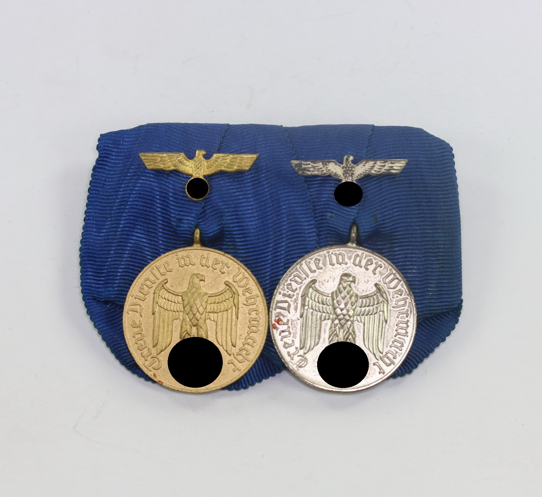 ordenschnalle_2x_wehrmachts_dienstauszeichnung_1__1 Ordenschnalle 2X Wehrmachts Dienstauszeichnung – Bild 1