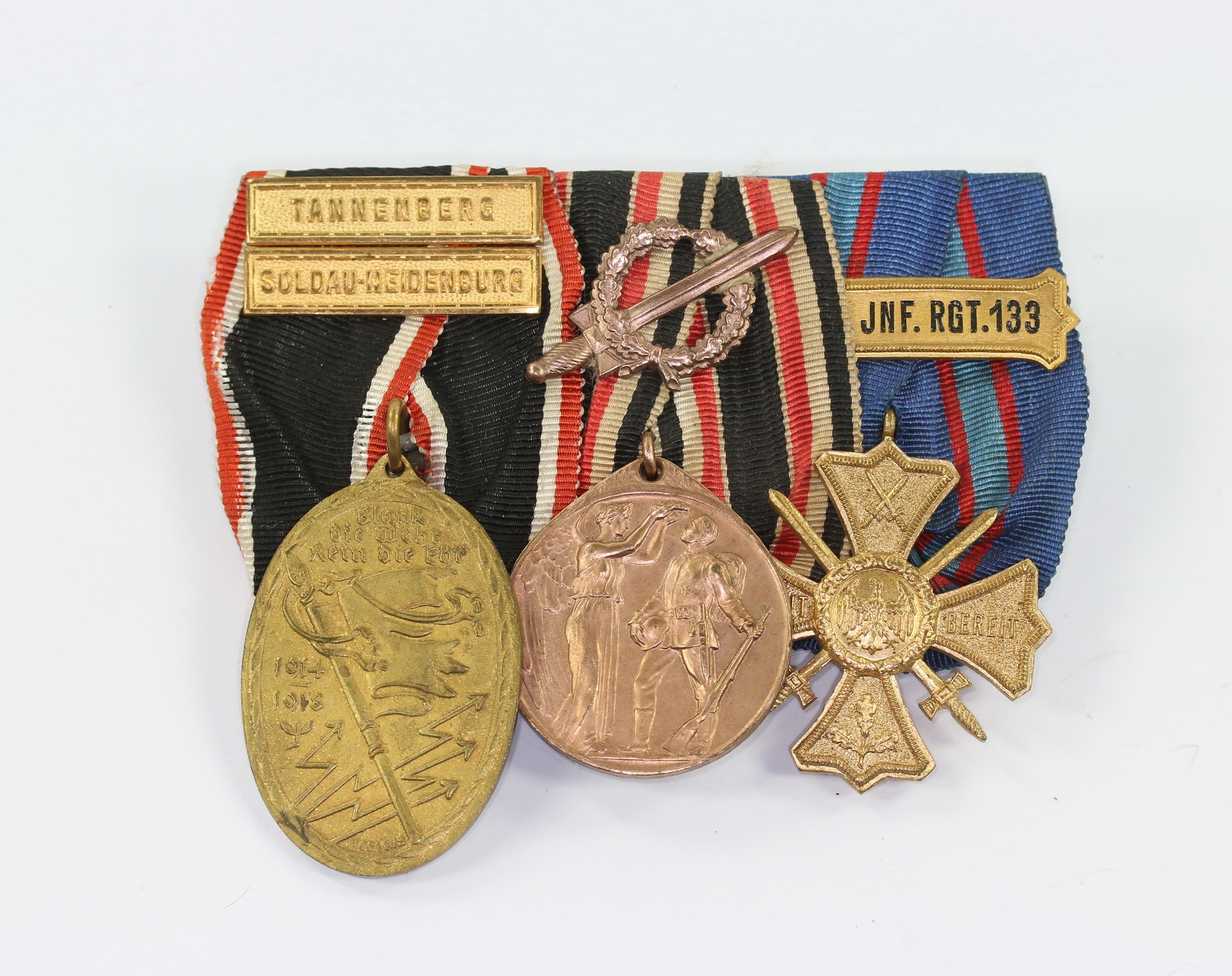 ordenschnalle_3x__kriegerverein_1_ Ordenschnalle 3X - Kriegerverein, Hortfund (!) – Bild 1