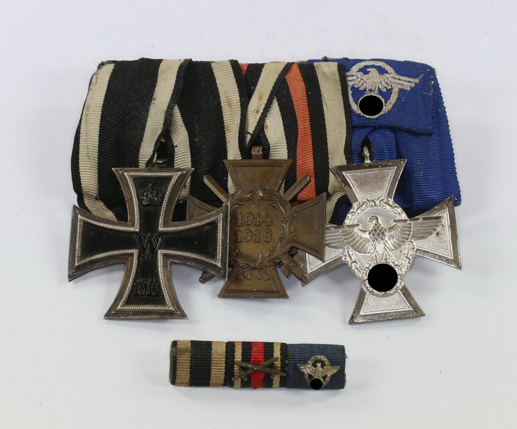 ordenschnalle_3x_mit_feldspange_1__1 Ordenschnalle 3X mit Feldspange – Bild 1