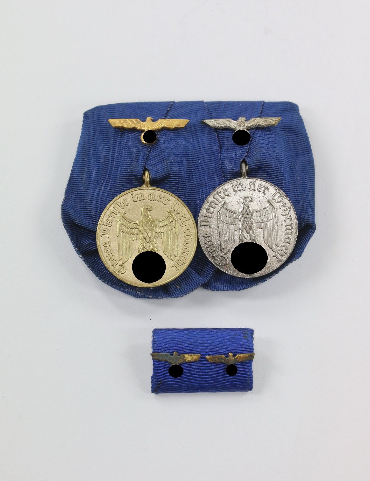 ordensschnalle_2x__wehrmachtsdienstauszeichung_feldspange_1__1 Ordensschnalle 2X - Wehrmachtsdienstauszeichung + Feldspange – Bild 1