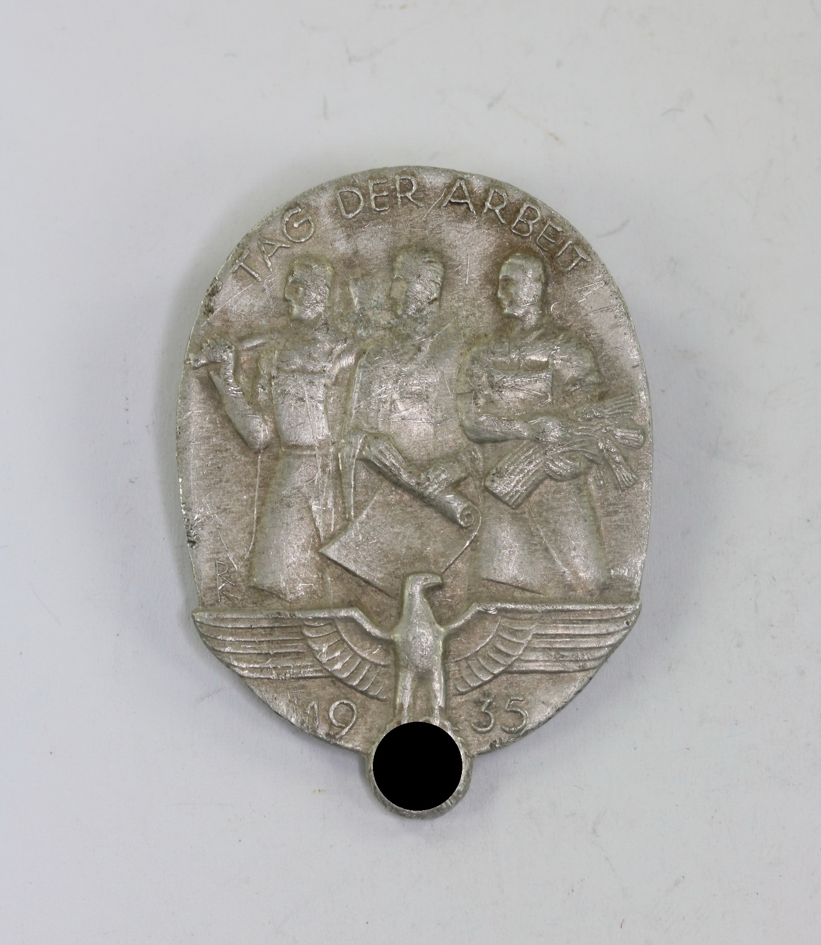 Abzeichen, Tag der Arbeit 1935, Hst. C. Balmberger Nürnberg – Bild 1