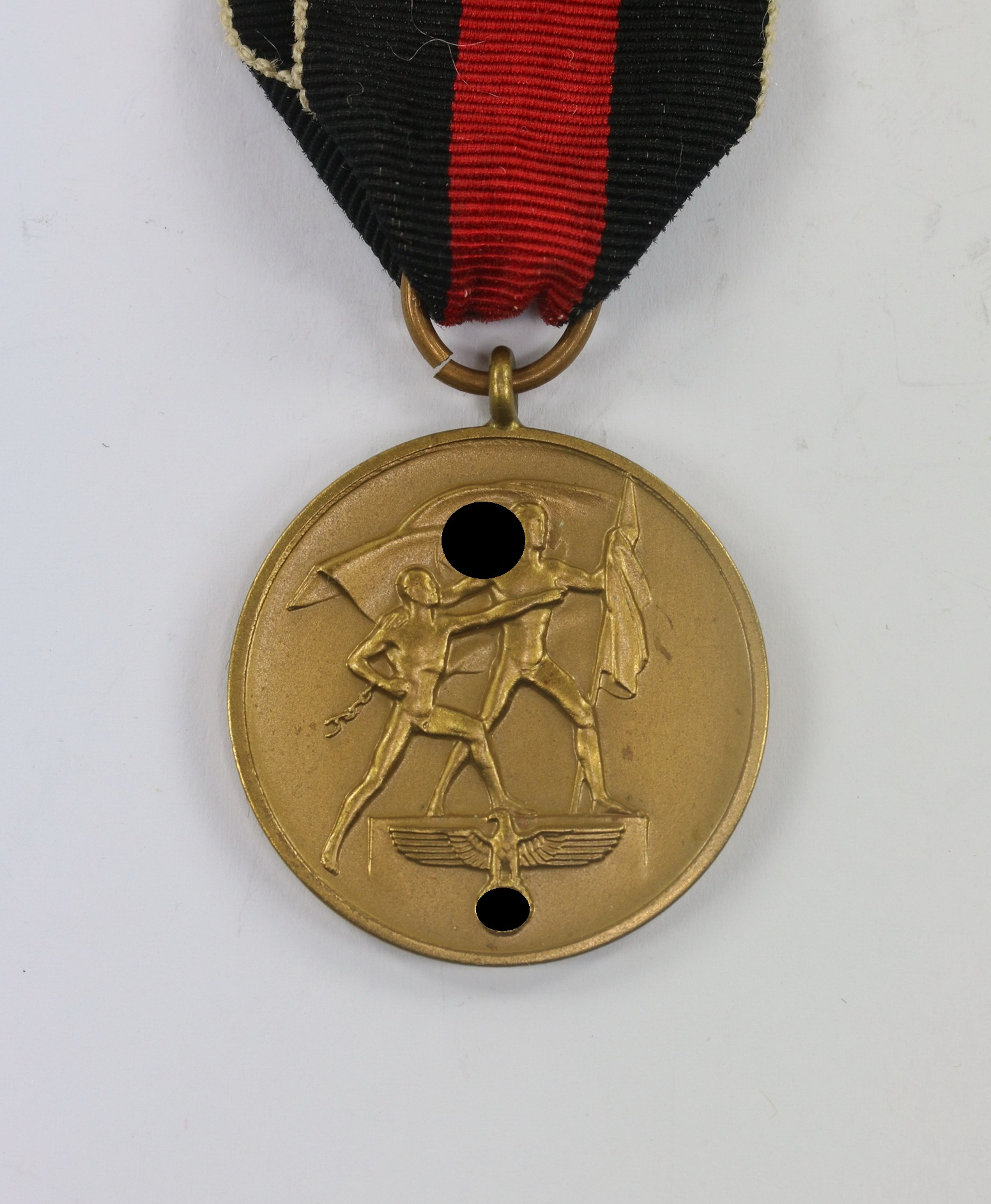 Anschlußmedaille Sudetenland (1. Oktober 1938), Ein Volk ein Reich ein Führer – Bild 1