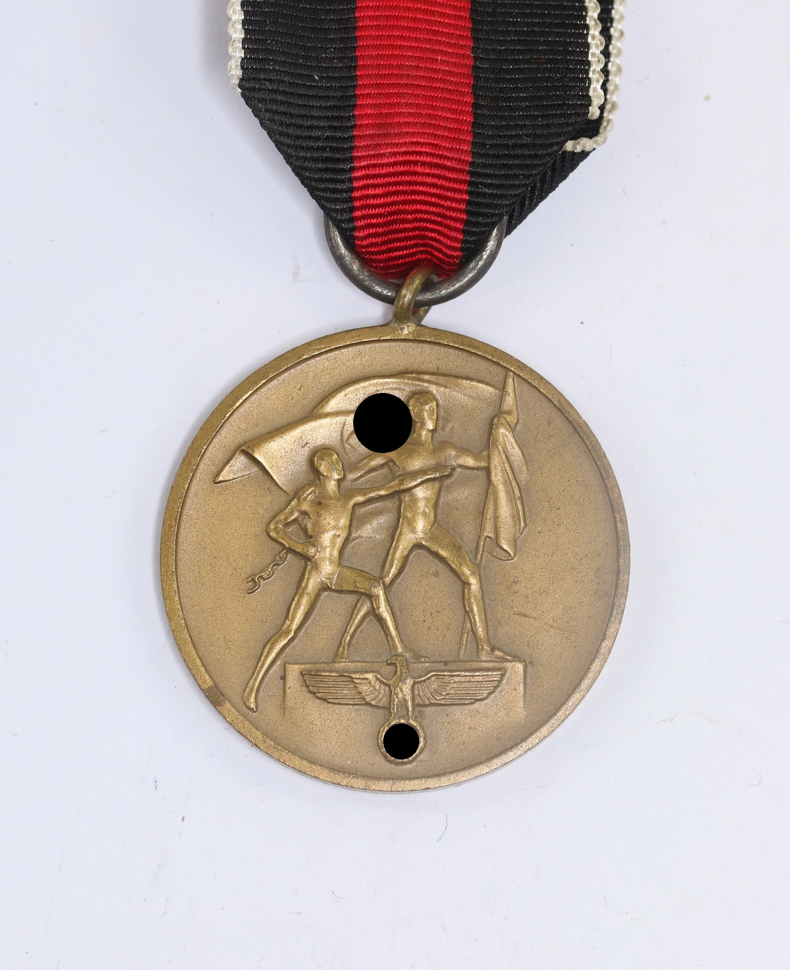  Anschlußmedaille Sudetenland (1. Oktober 1938), Ein Volk ein Reich ein Führer – Bild 1