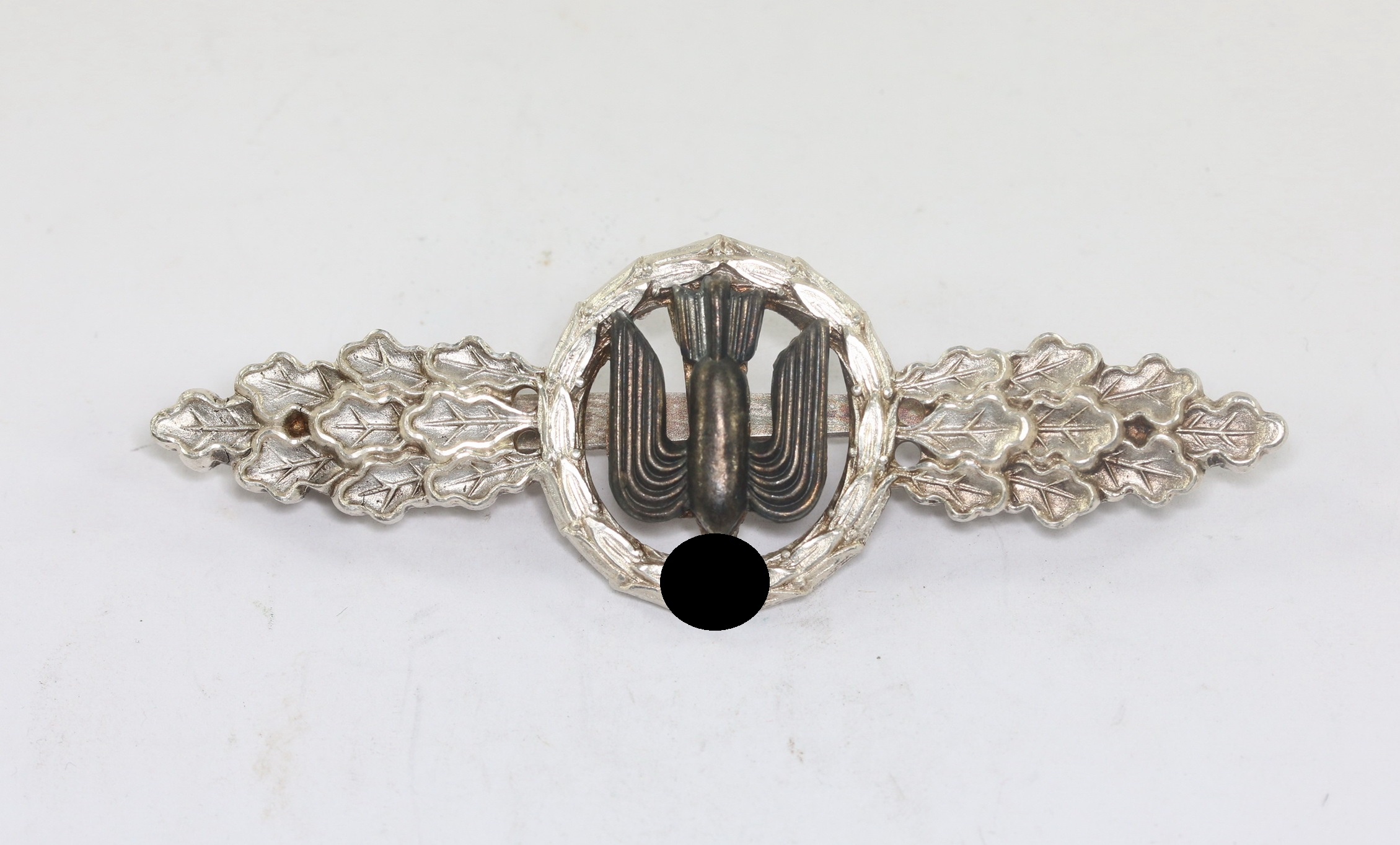 original_frontflugspange_f_r_kampfflieger_in_silber_c Frontflugspange für Kampfflieger in Silber, C.E. Juncker, Berlin (Buntmetall) – Bild 1