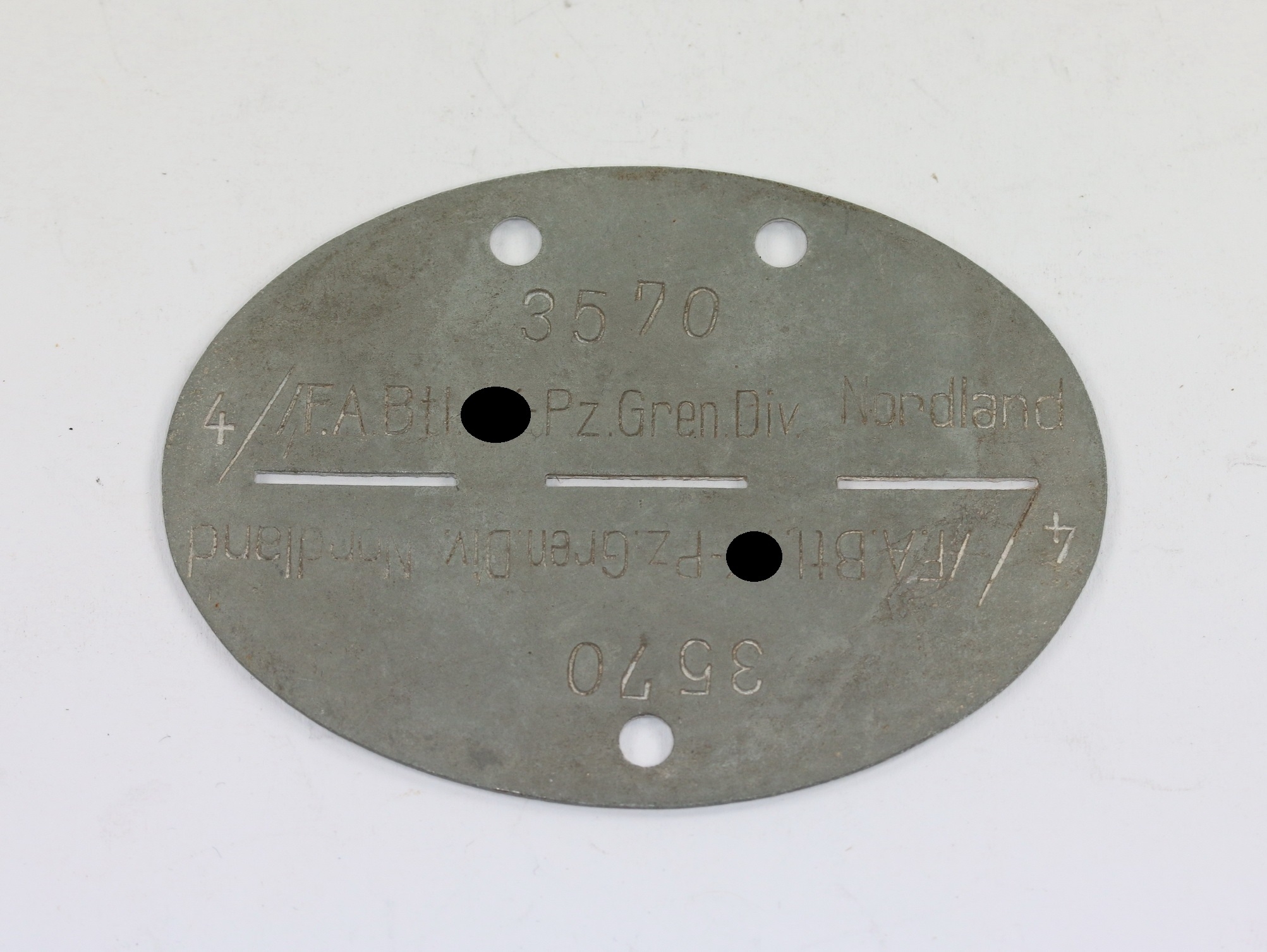 original_waffen_ss_erkennungsmarke_nordland_1__1 Waffen SS, Erkennungsmarke, Nordland – Bild 1