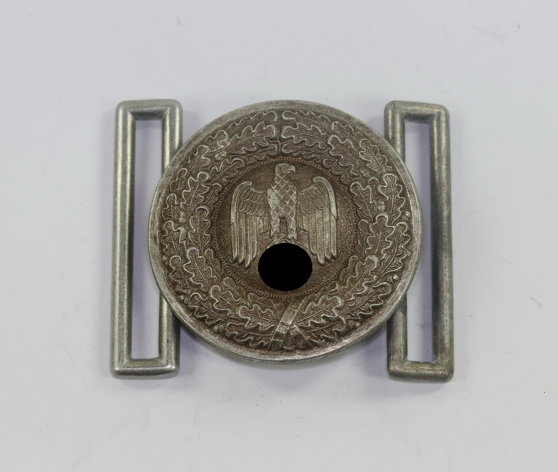 Wehrmacht Heer, Feldbindenschloss für Offiziere (Aluminium) – Bild 1