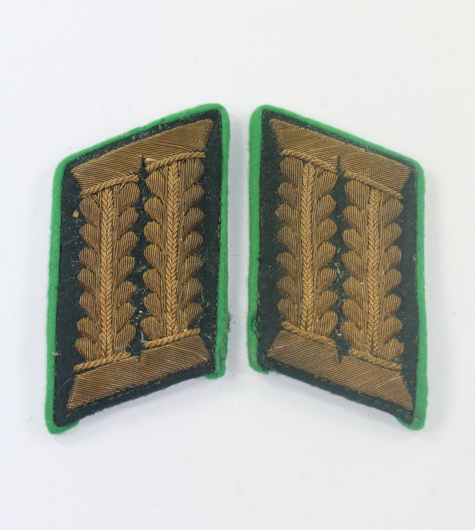 Wehrmacht Heer, Paar Kragenspiegel Wehrmachtsbeamter gehobener Dienst – Bild 1