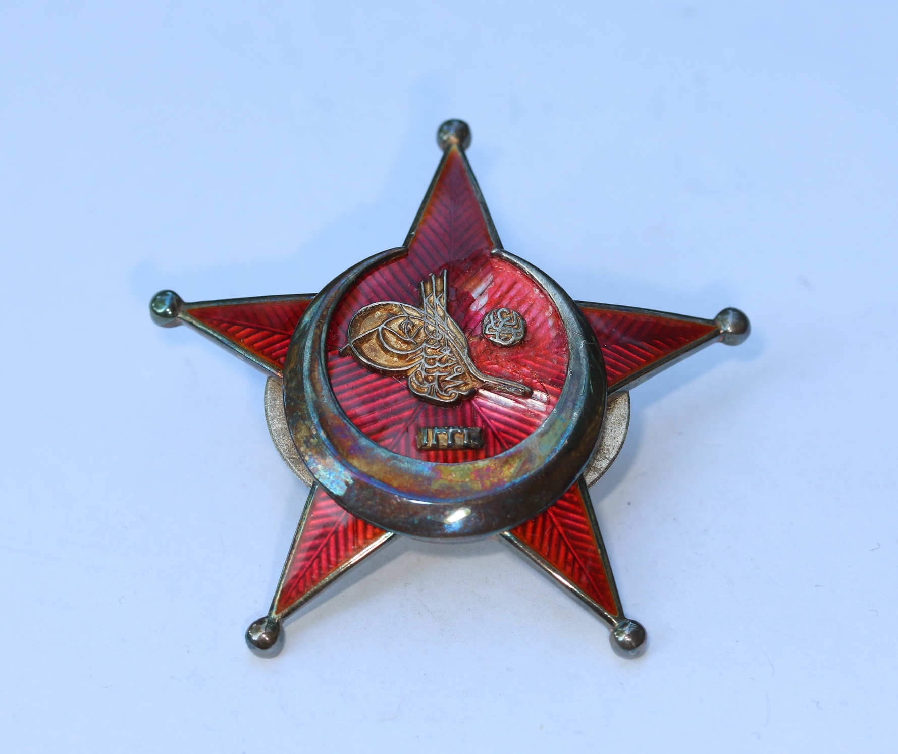 osmanisches_reich_eiserner_halbmond_godet_an_mutter_und_scheibe_1_ Osmanisches Reich, Eiserner Halbmond, Godet, an Mutter und Scheibe – Bild 1