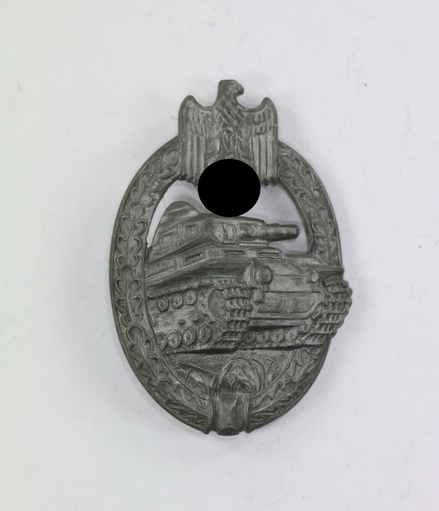 panzer_kampfabzeichen_in_silber_hst Panzer Kampfabzeichen in Silber, Hst. "AS" Dreieck – Bild 1