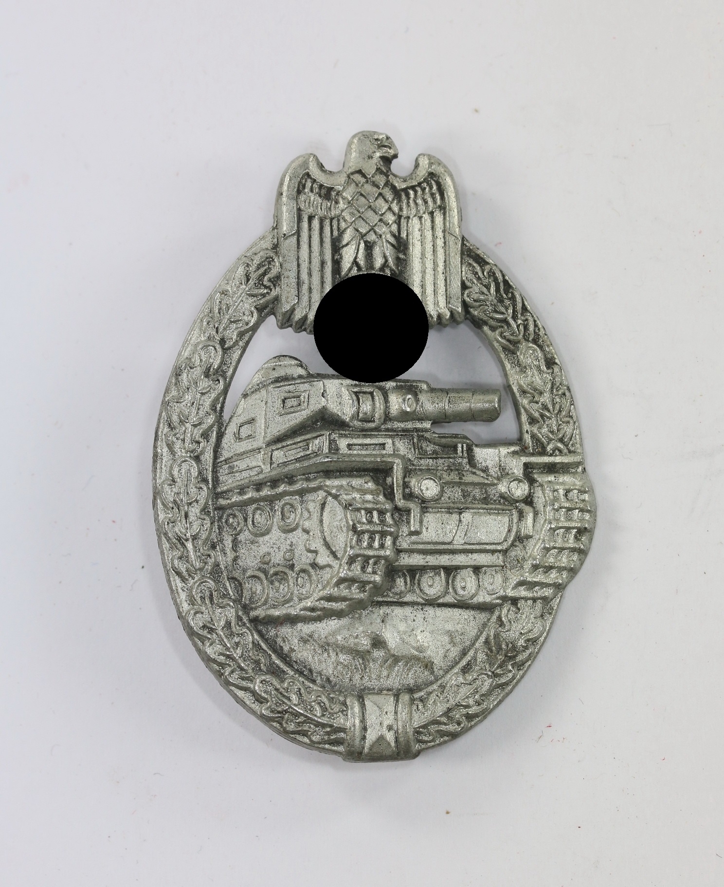 Panzerkampfabzeichen in Silber, Hst. f.o. – Bild 1